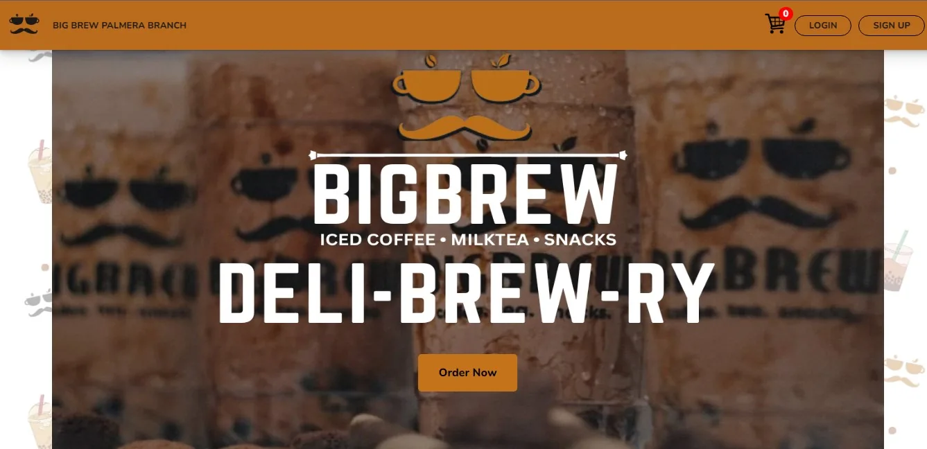 Big Brew Online Ordering System